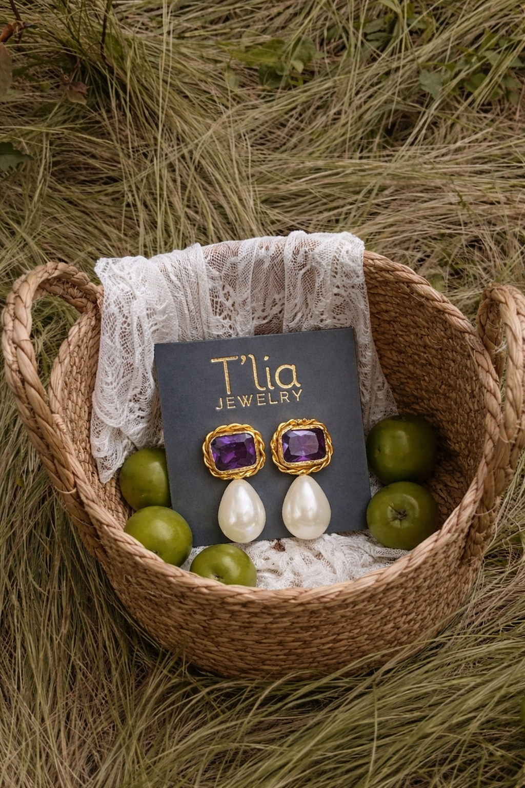 Plum Earrings