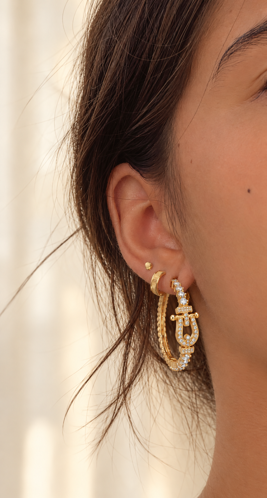 Buckle Statement Hoops
