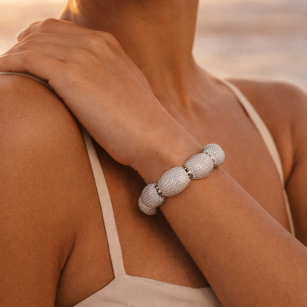 Frosted Orb Cuff