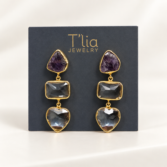 Amethyst Anahata Cascade