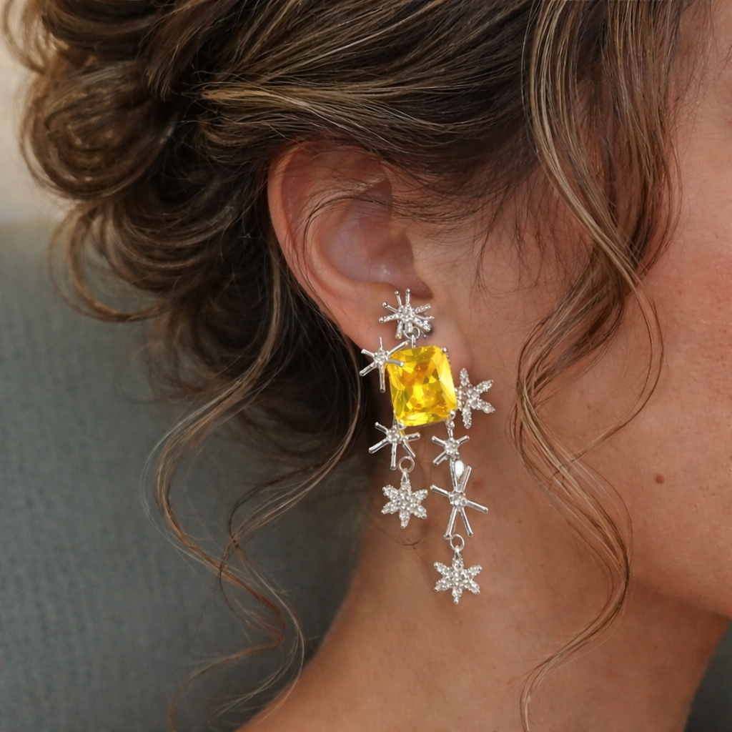 Starlit Citrine Cascade