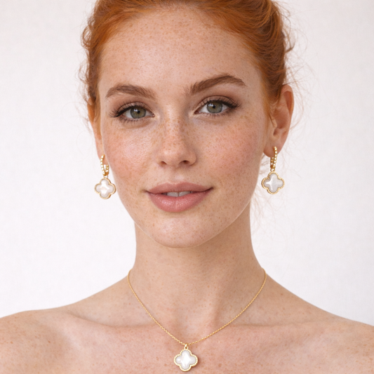 Pearl Clover Necklace