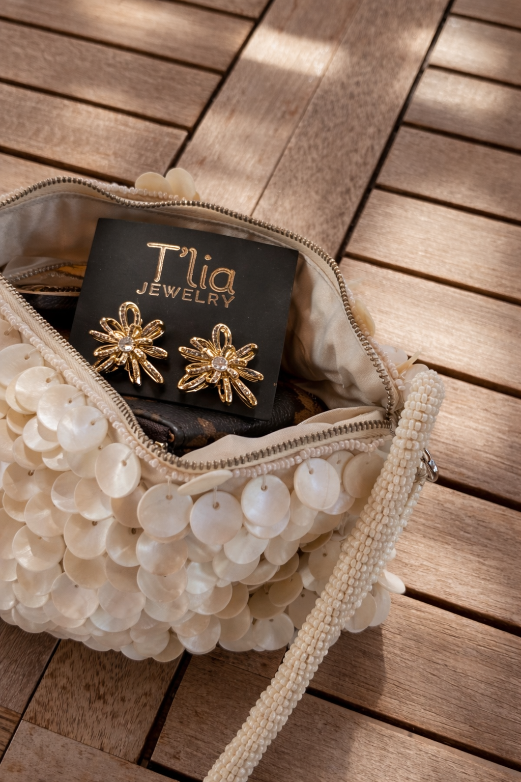 Golden Firework Earrings