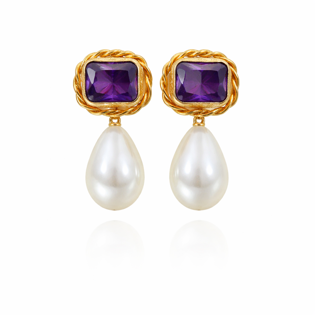 Plum Earrings