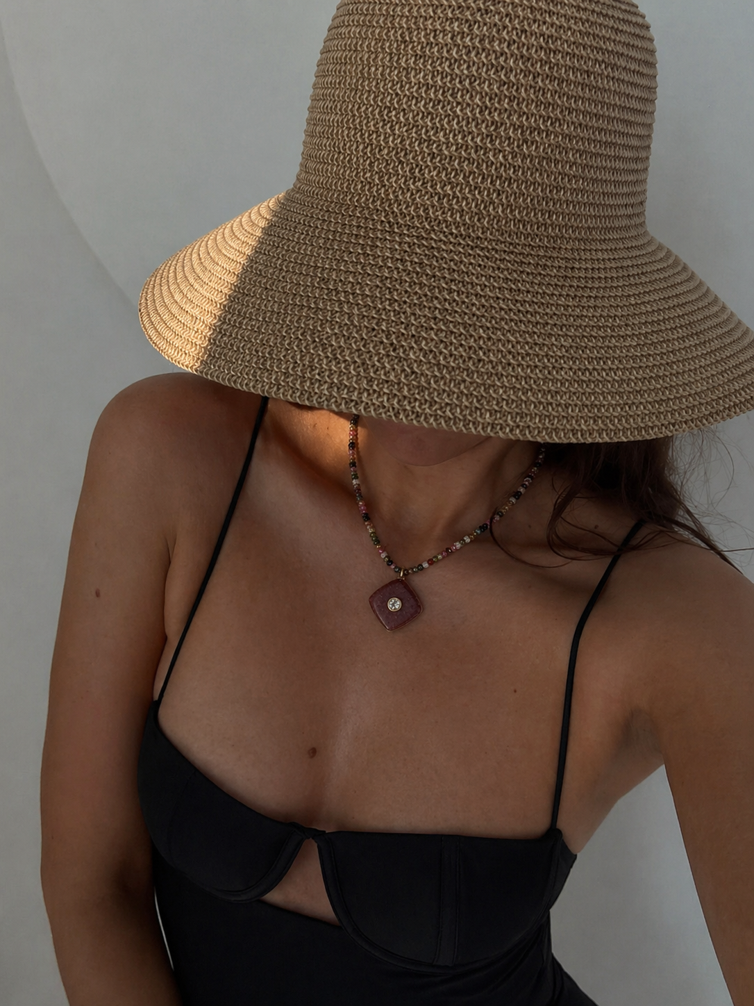 Sangria Stone Necklace