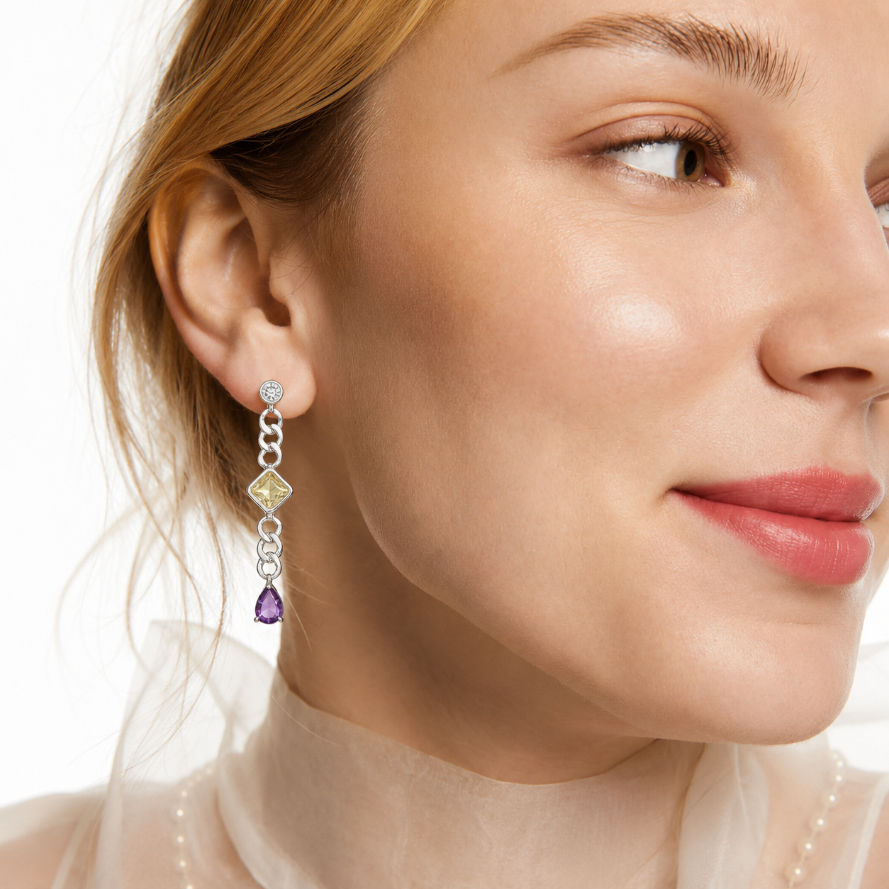 Gemline Drop Earrings
