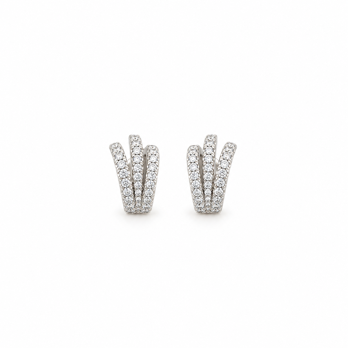 Trio Pavé Hoops