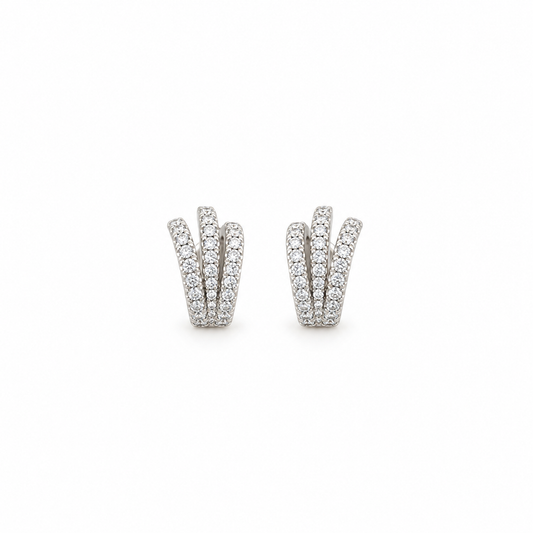Trio Pavé Hoops