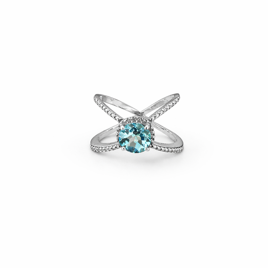 Blue Starlight Ring