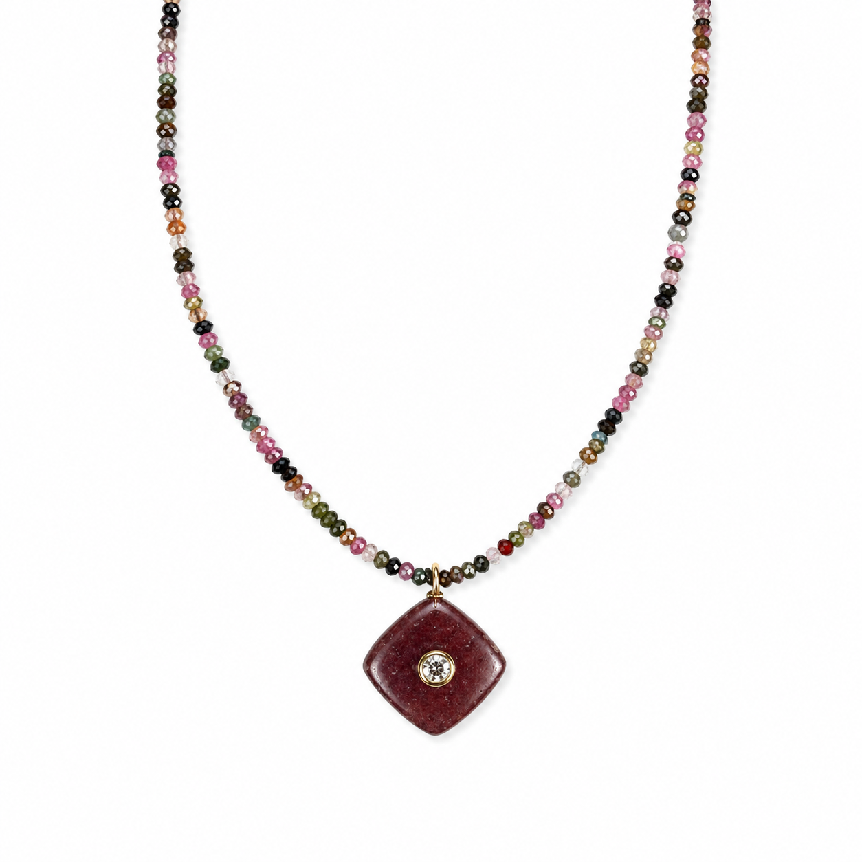 Sangria Stone Necklace