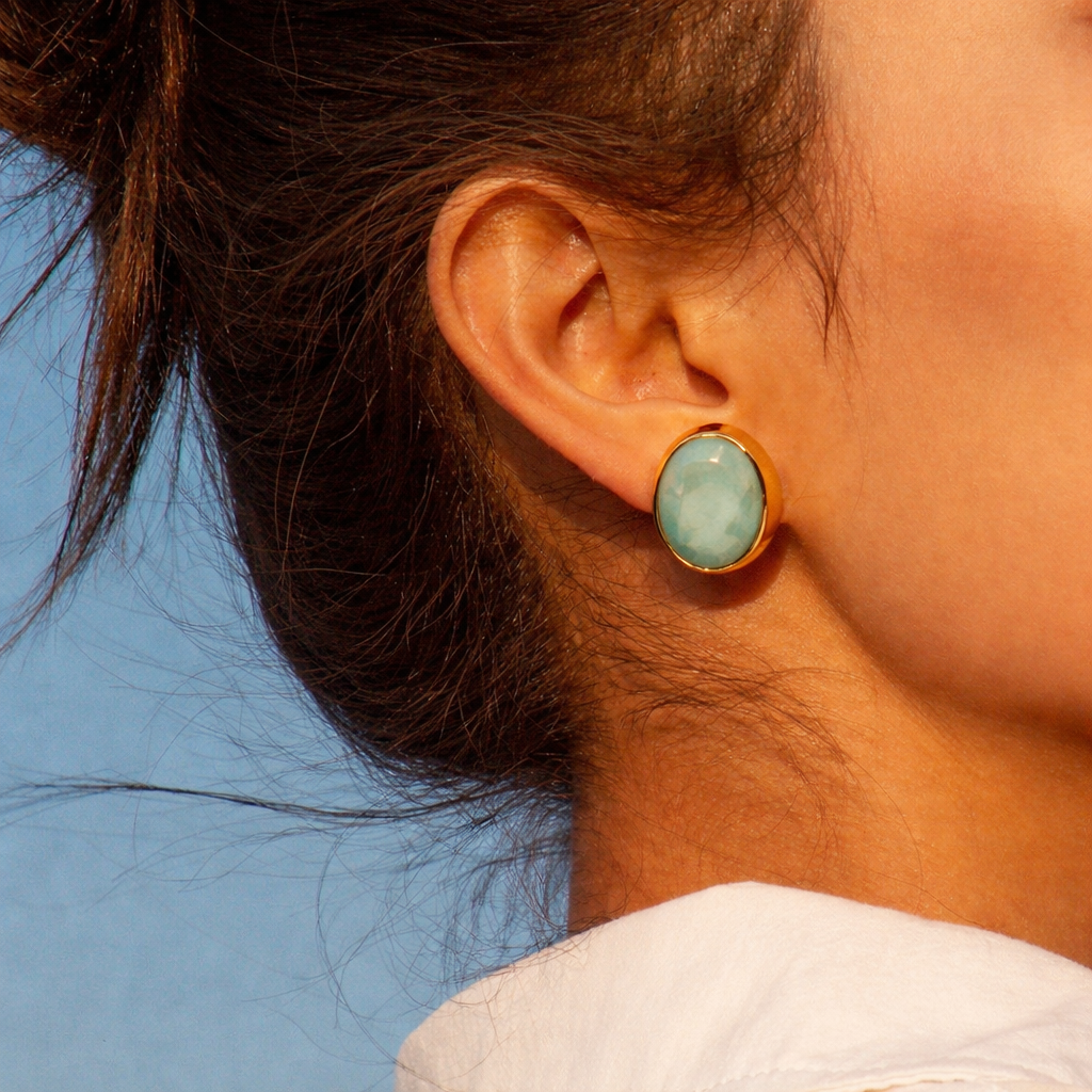 Sea Glass Studs