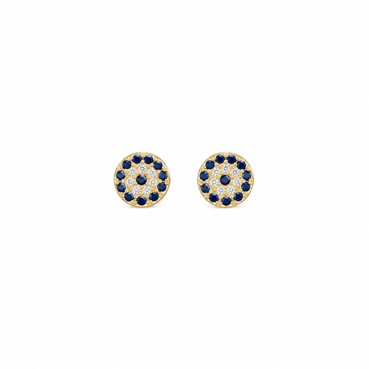 Evil Eye Pavé Studs