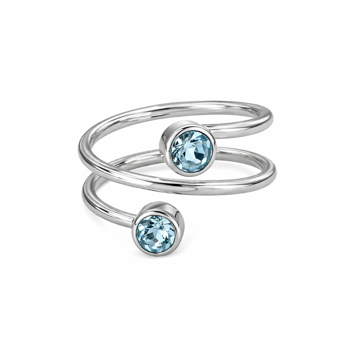 Azure Orbit Ring