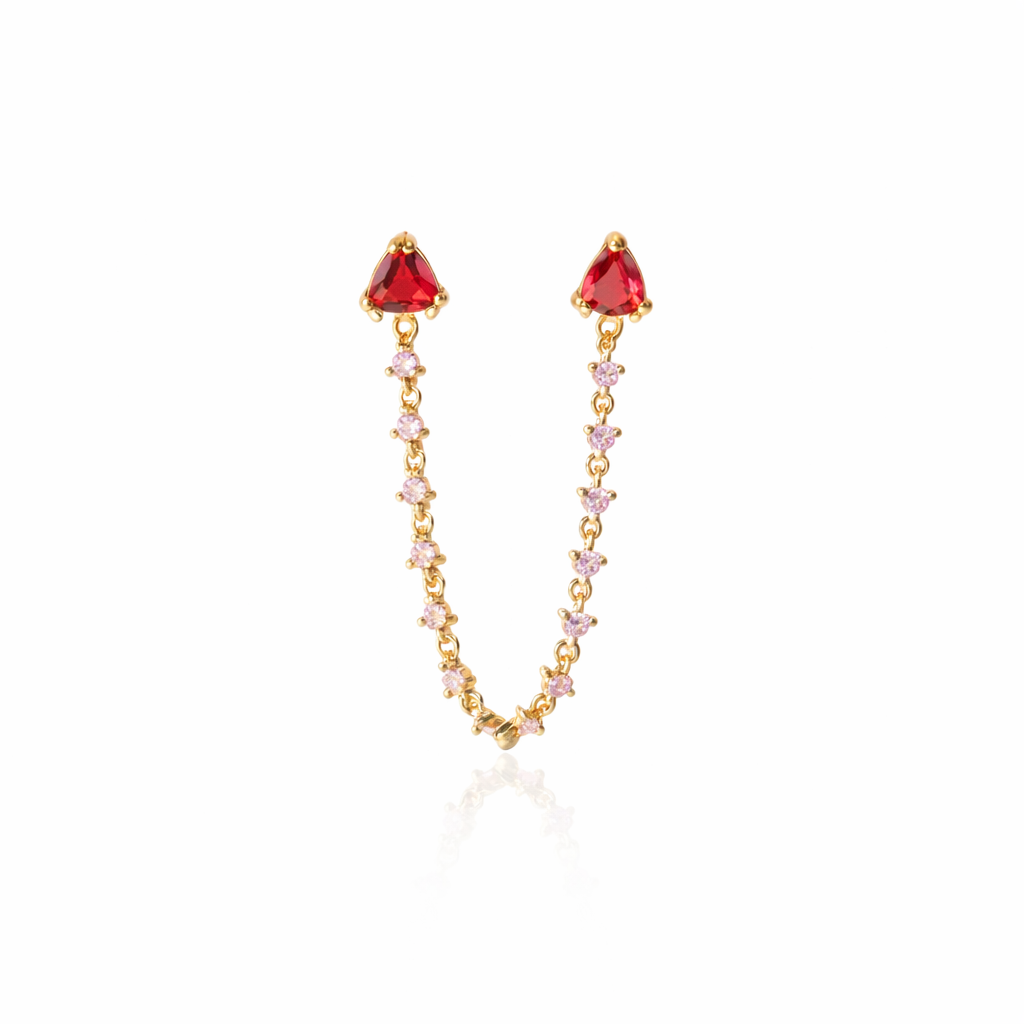 Blush Cascade Earrings