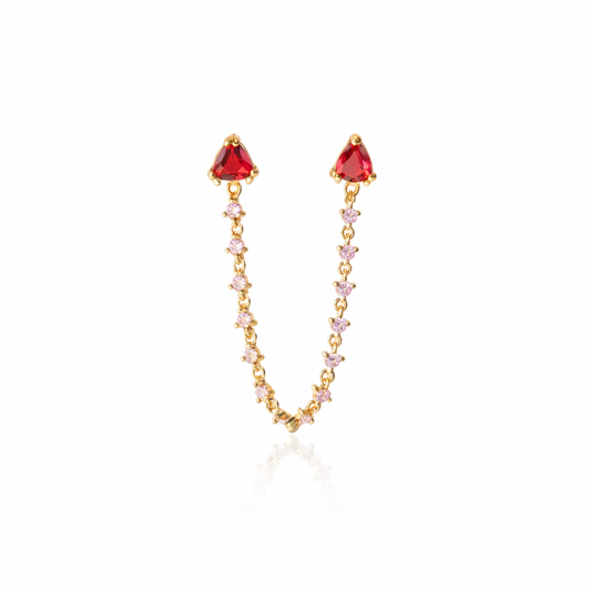 Blush Cascade Earrings