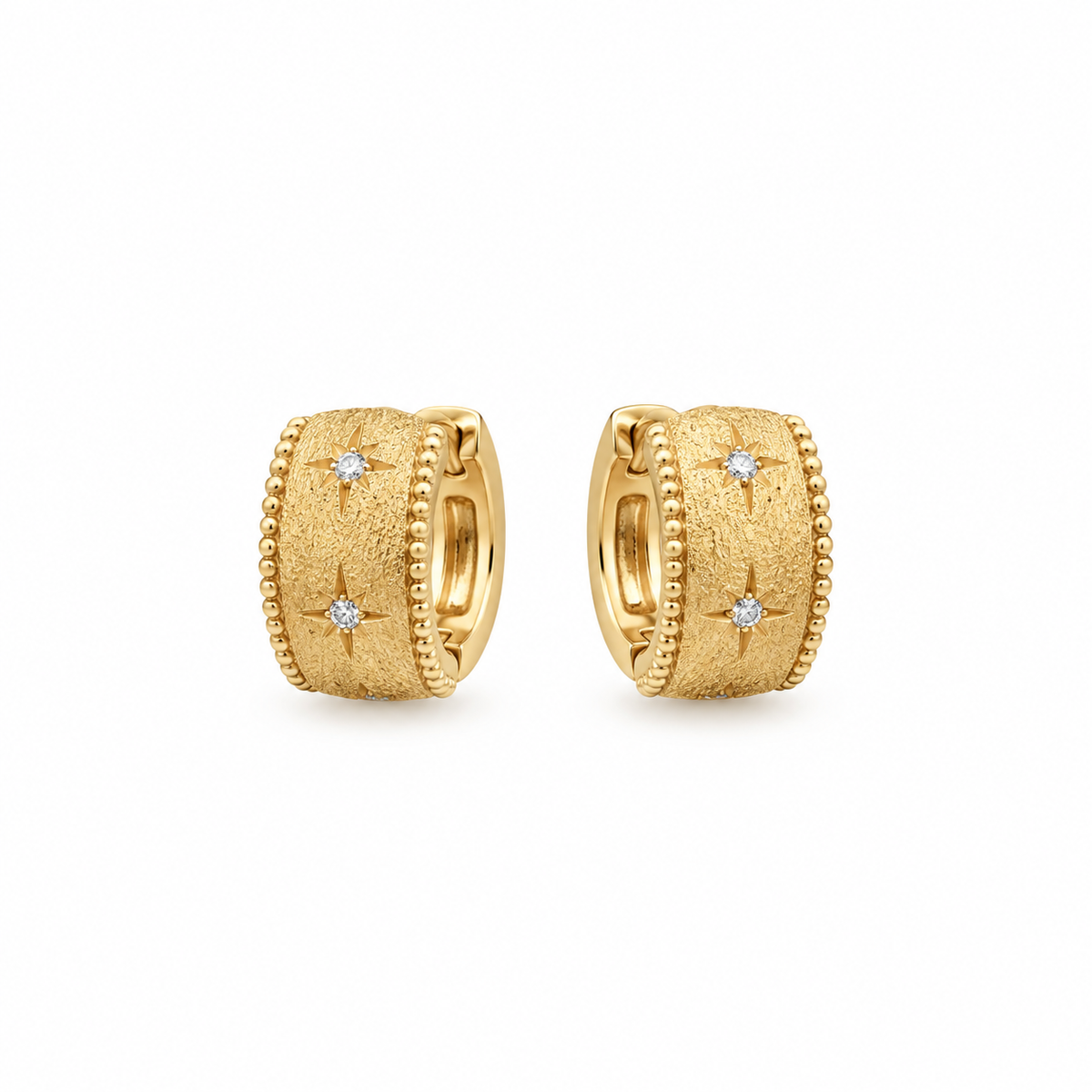 Starfall Gold Hoops