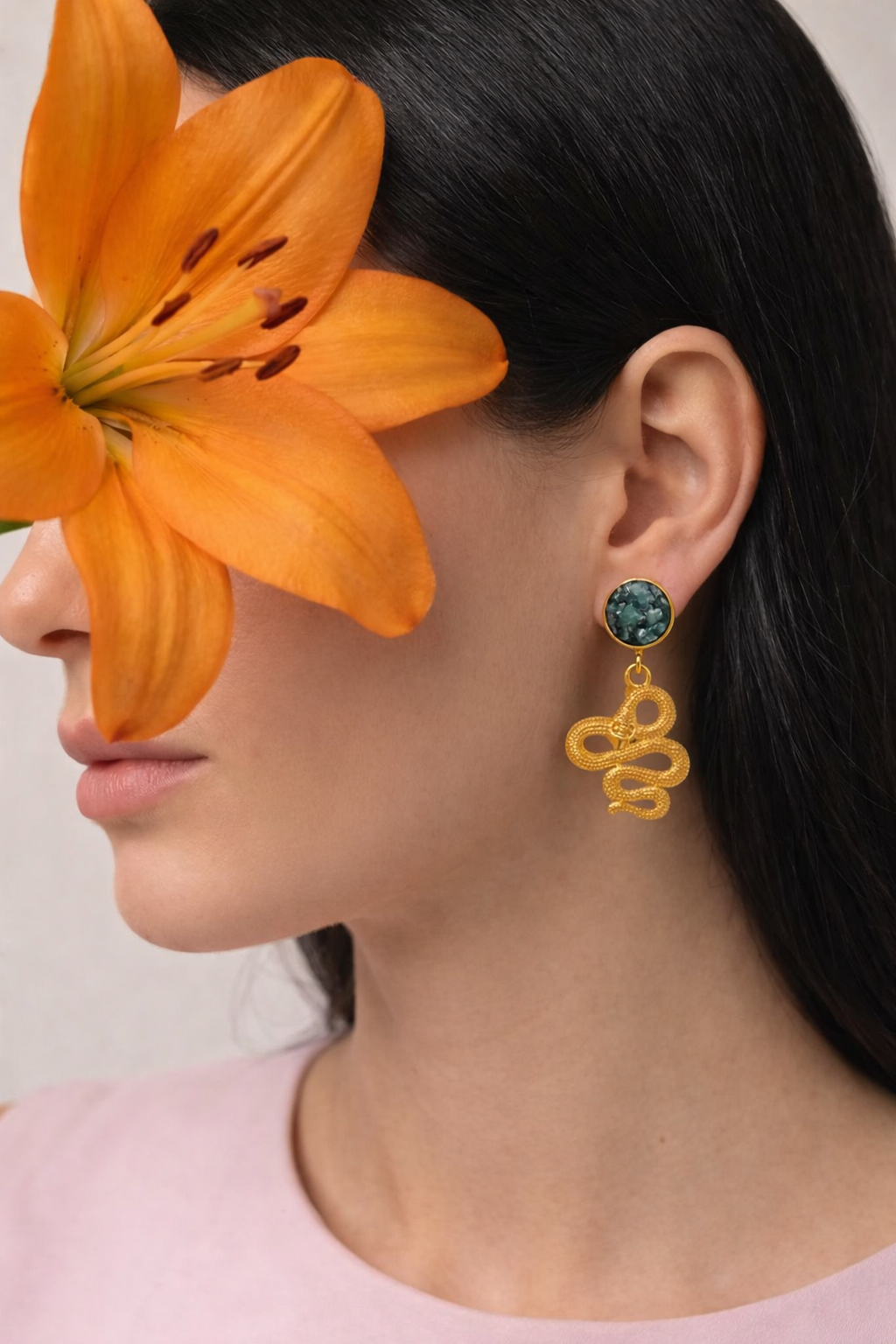 Medusa Verde Earrings