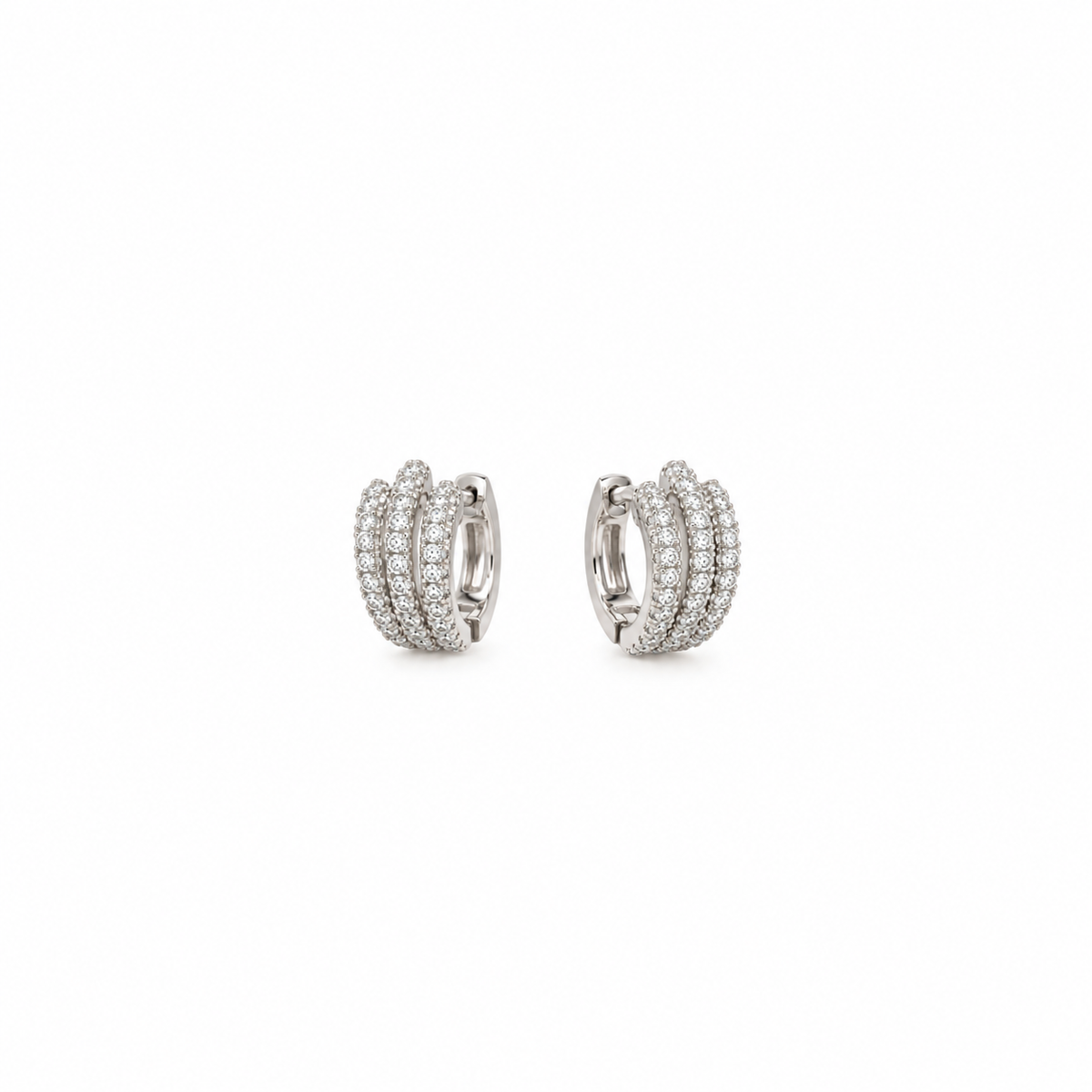 Trio Pavé Hoops