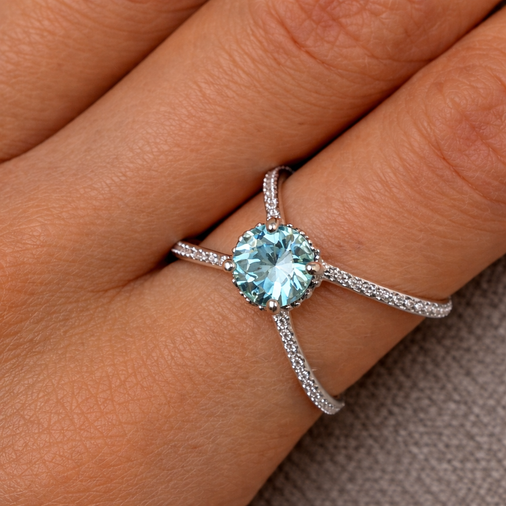 Blue Starlight Ring