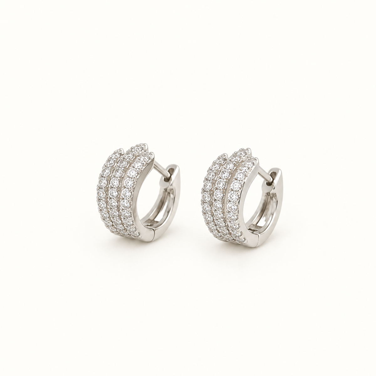 Trio Pavé Hoops