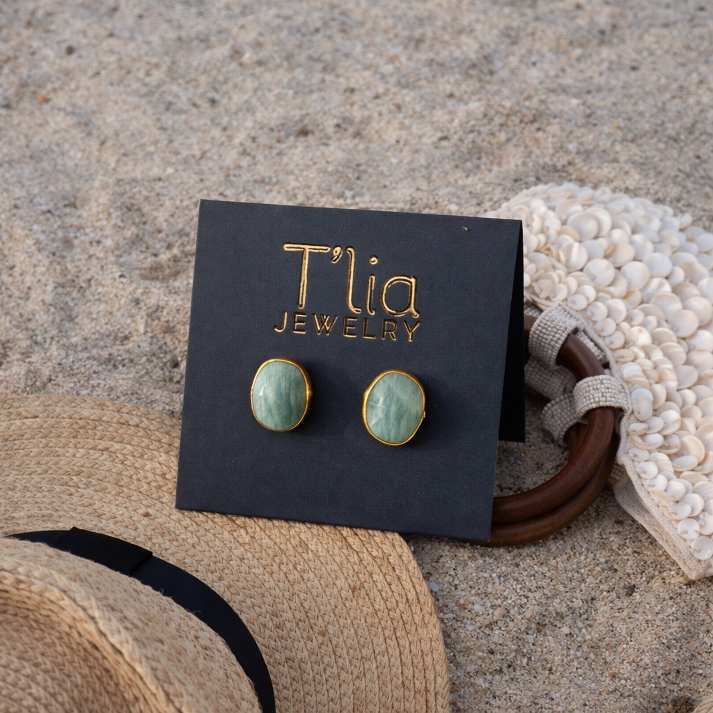 Sea Glass Studs