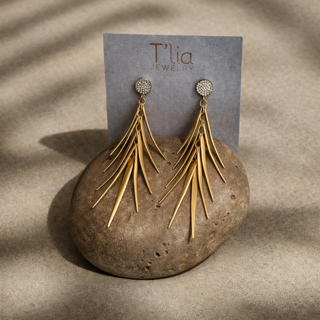 Gilded Fringe Drops