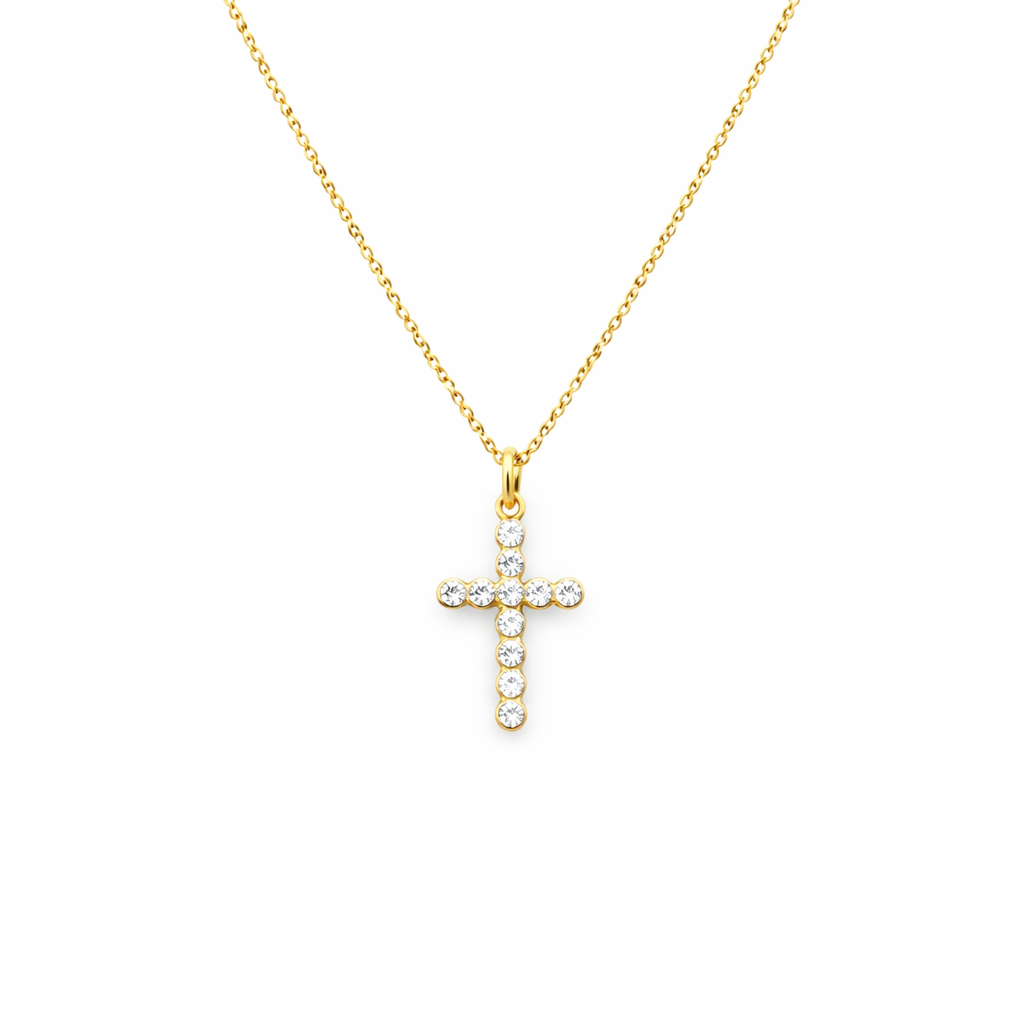 Radiant Cross Necklace