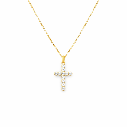 Radiant Cross Necklace