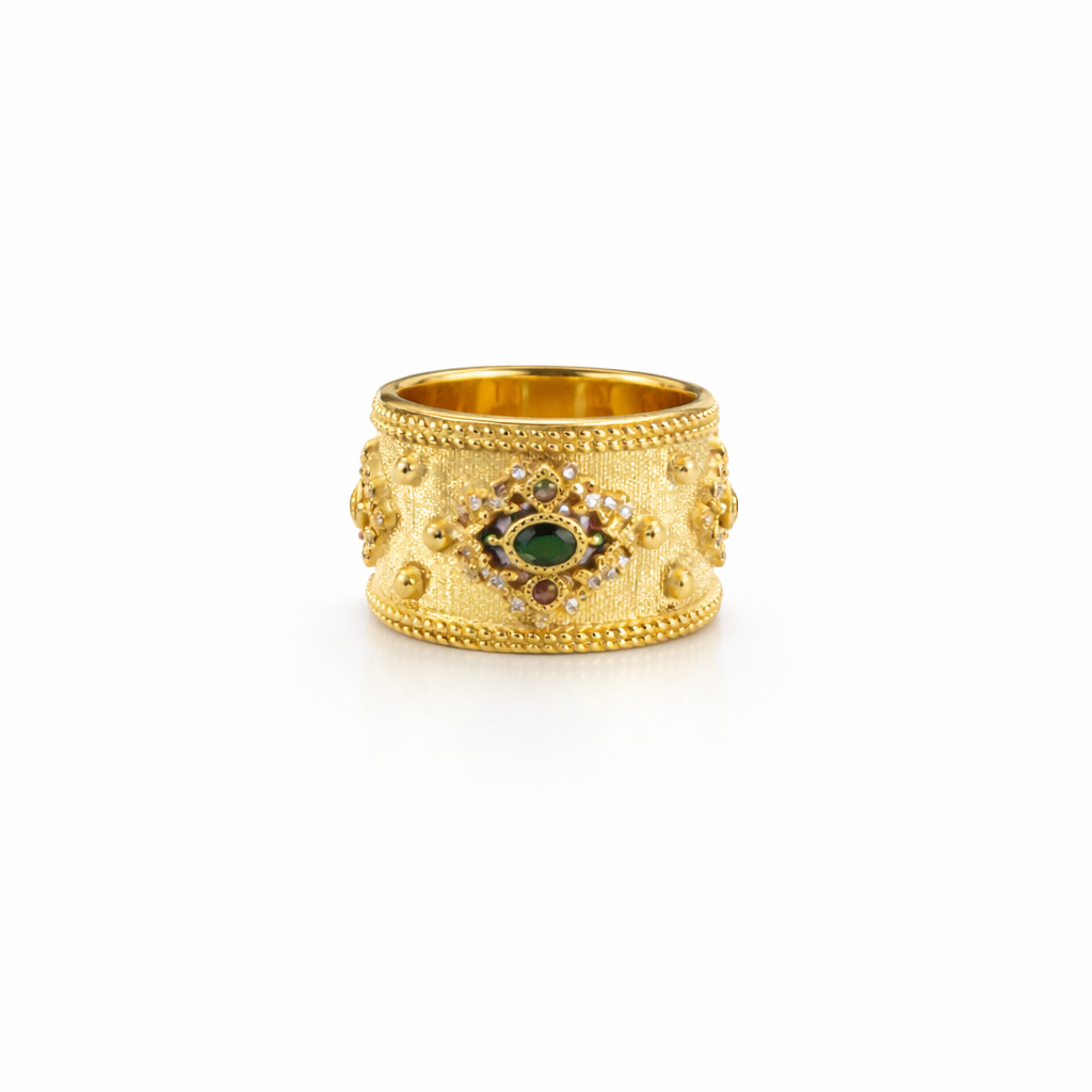 Baroque Emerald Band