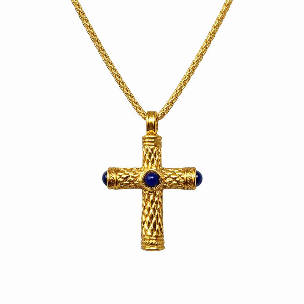 Sapphire Majesty Cross