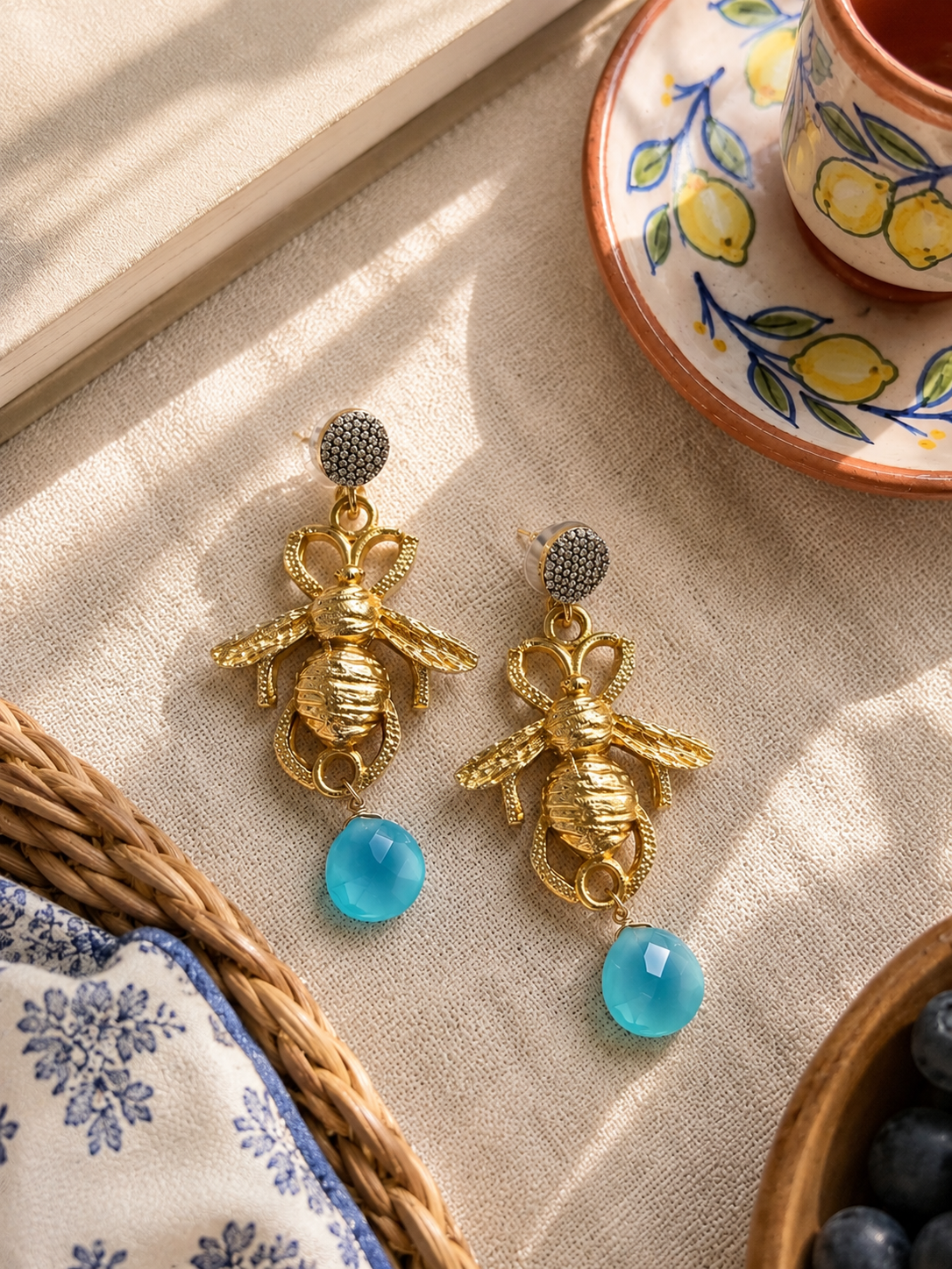 Bluebell Honey Earrings