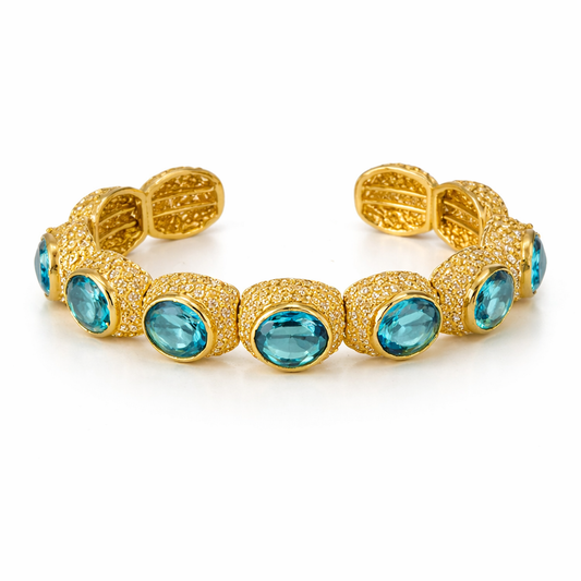Capri Azure Cuff
