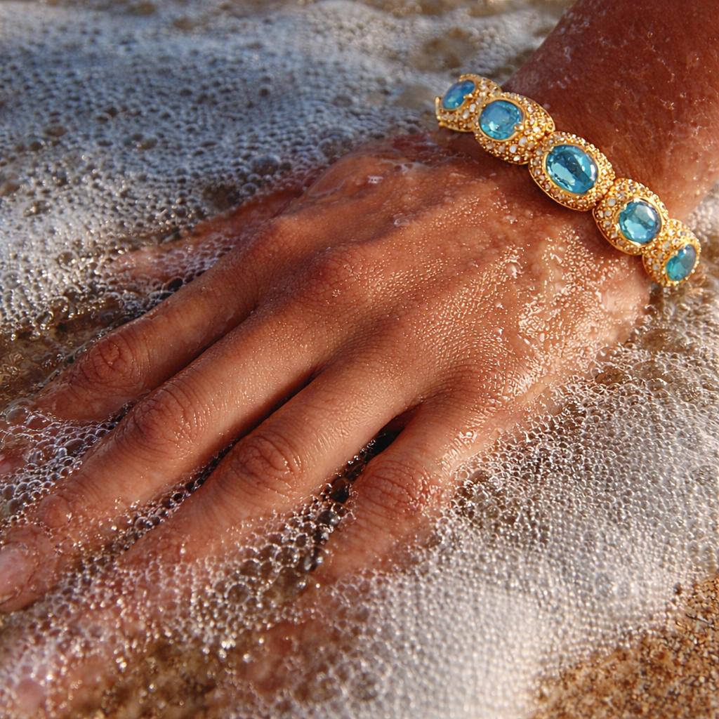Capri Azure Cuff