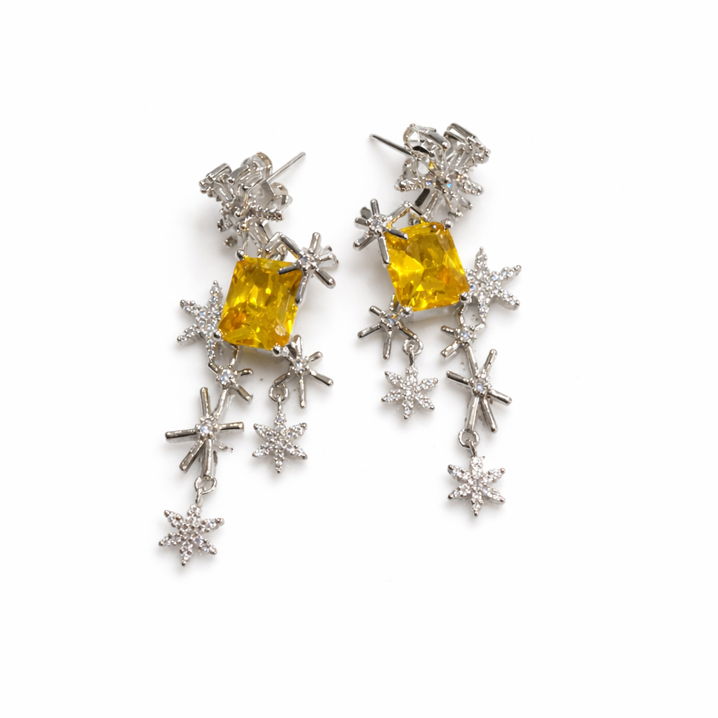 Starlit Citrine Cascade