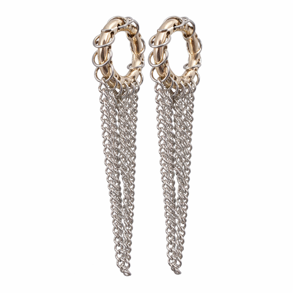Echo Tassel Hoops